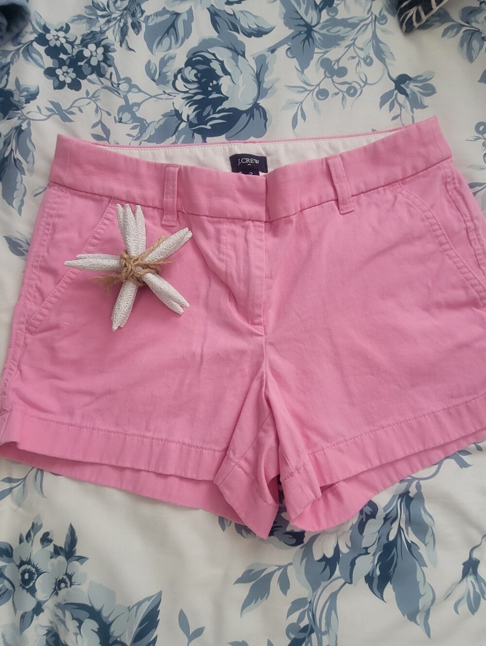 J. Crew Pink Cotton Chino Bermuda Shorts